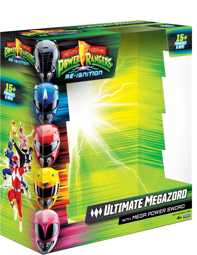 Mighty Morphin Power Rangers Re-Ignition Window Box