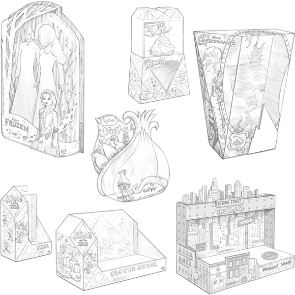 STRUCTURAL DESIGN STRATEGY FOR TOY AND ENTERTAINMENT PACKAGING