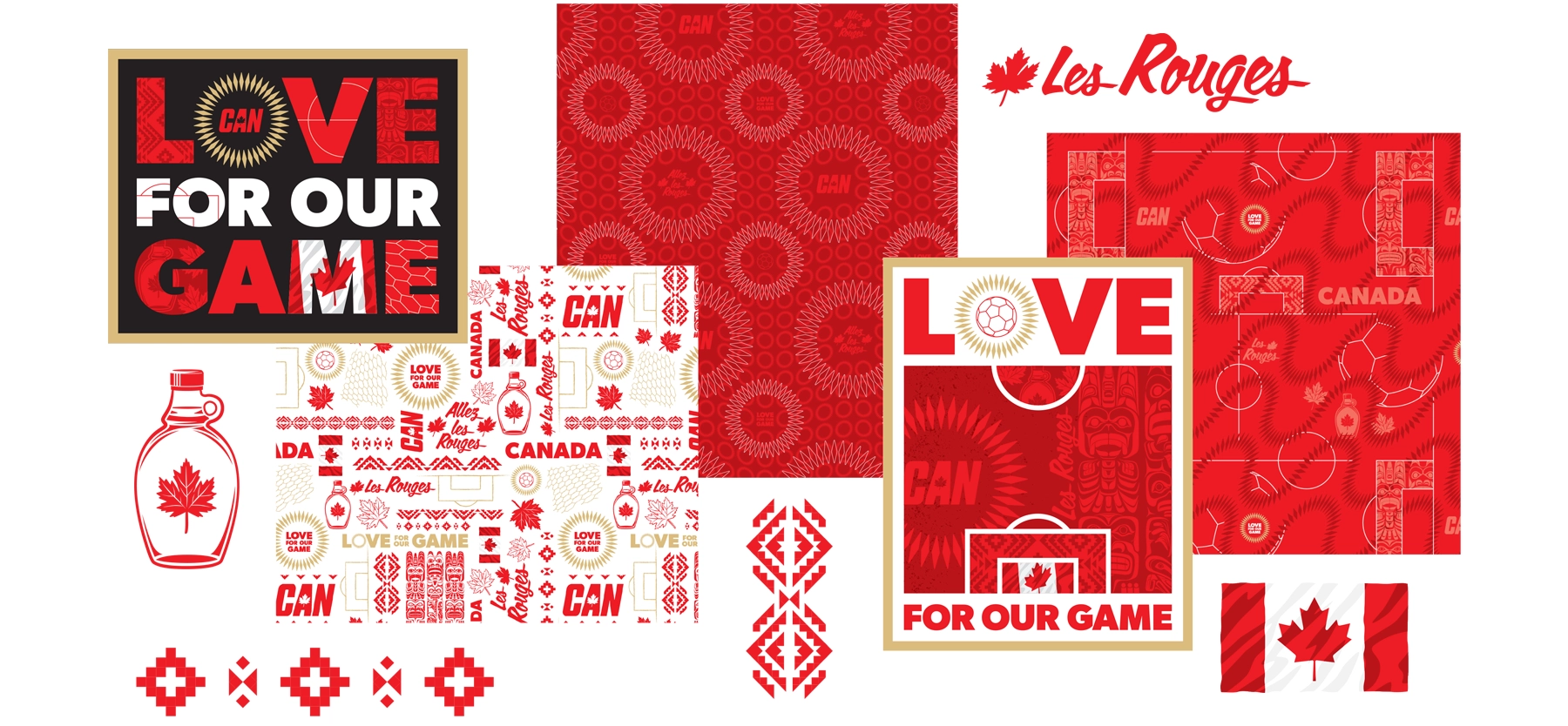 Canada Soccer Lifestyle Design Elements