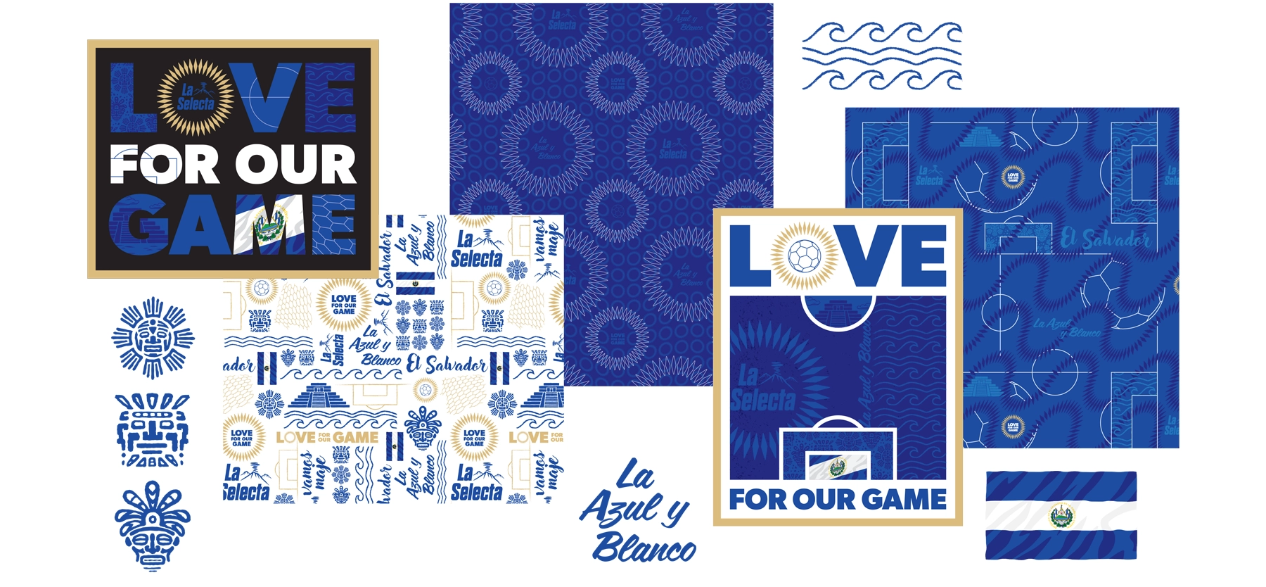 El Salvador Soccer Lifestyle Design Elements