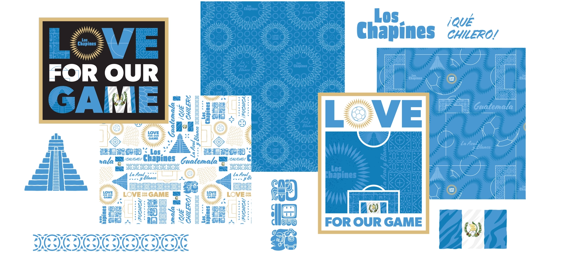 Guatemala Soccer Lifestyle Design Elements