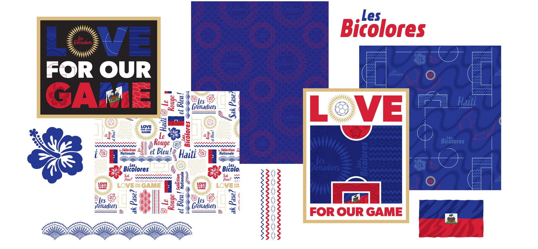 Haiti Soccer Lifestyle Design Elements