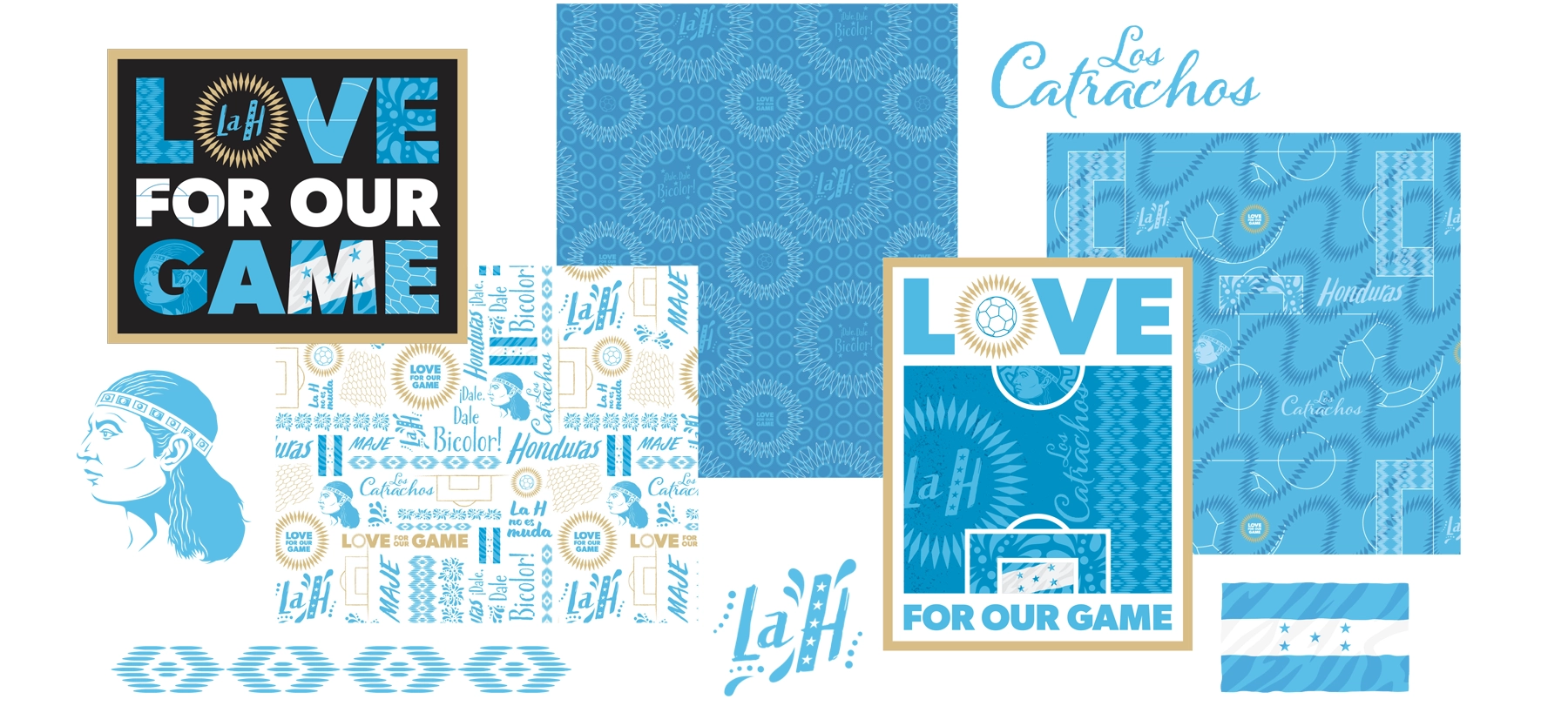 Honduras Soccer Lifestyle Design Elements