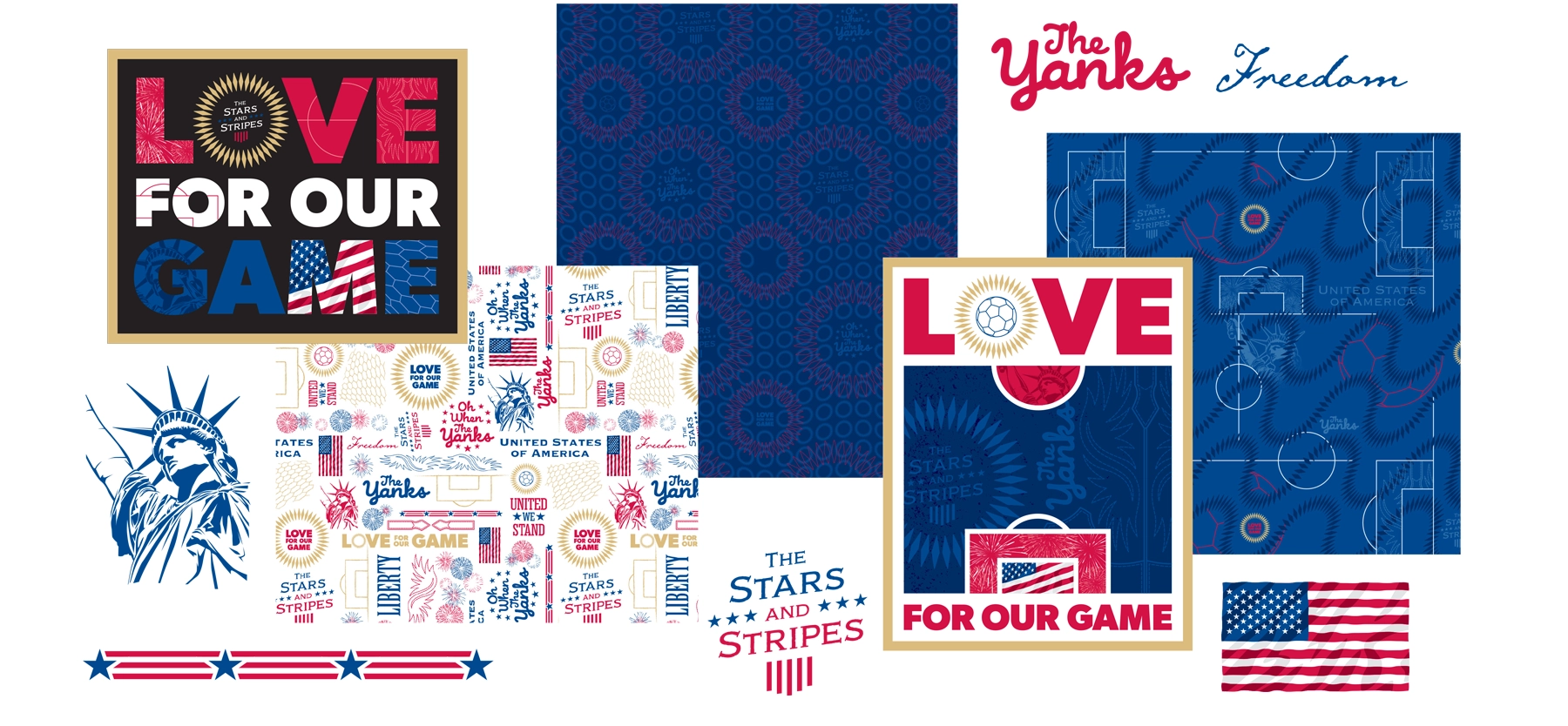 United States Soccer Lifestyle Design Elements