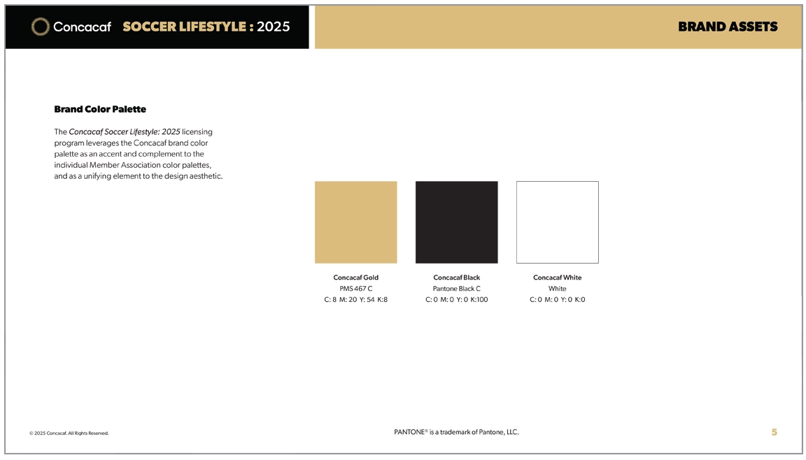 Concacaf Soccer Lifestyle Style Guide Page 4