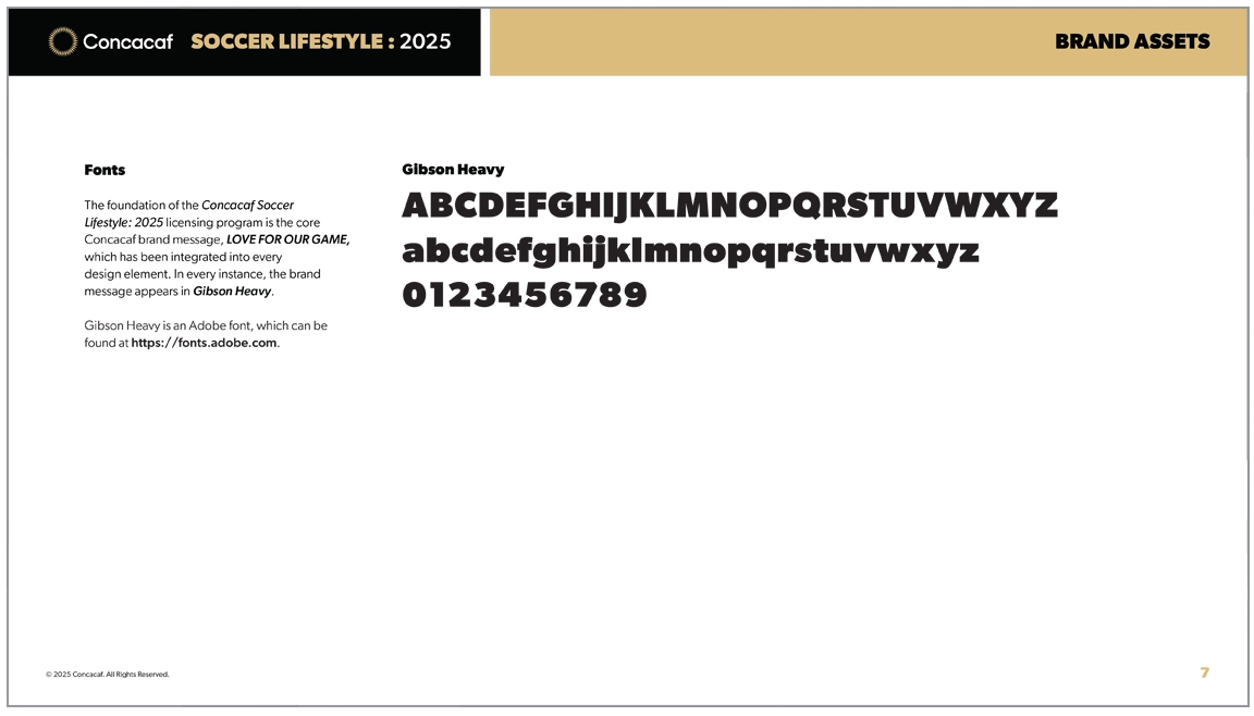 Concacaf Soccer Lifestyle Style Guide Page 6