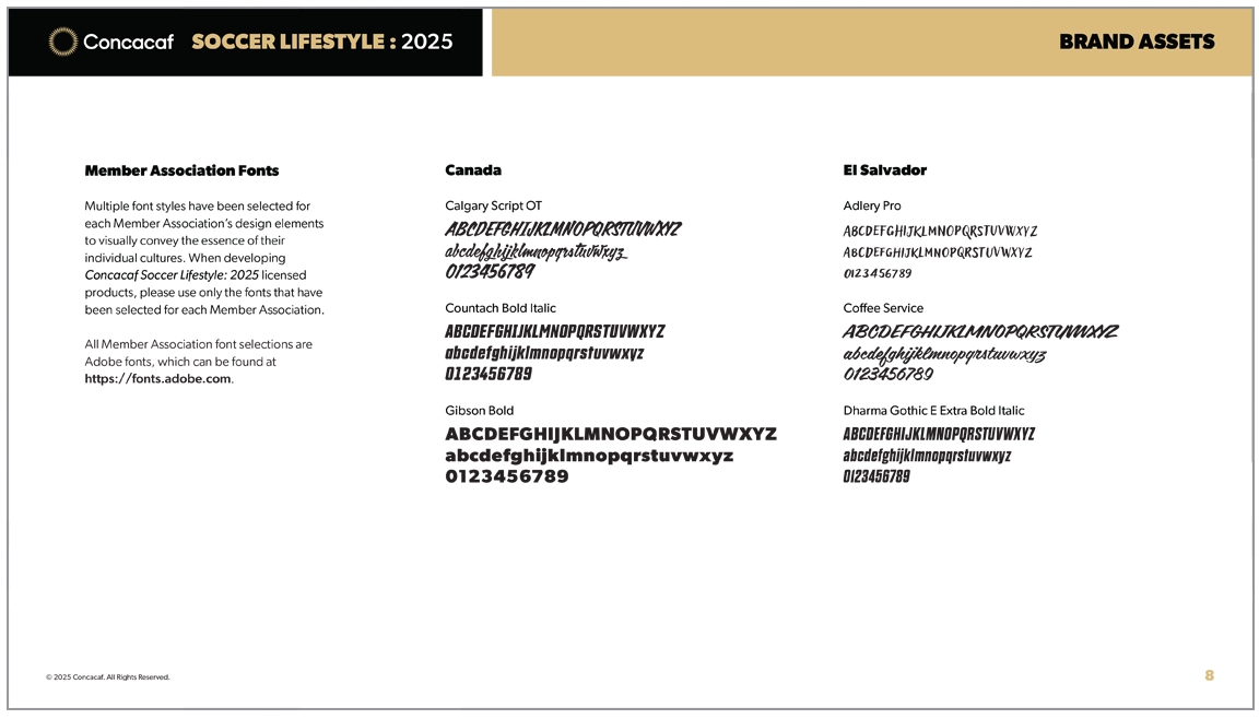 Concacaf Soccer Lifestyle Style Guide Page 7