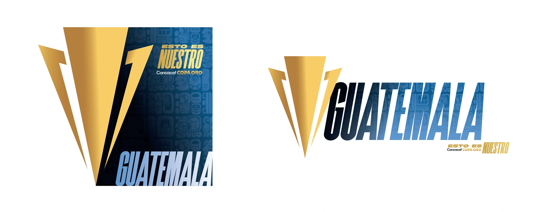 Concacaf Men's Gold Cup Assets Guide design elements - Guatemala