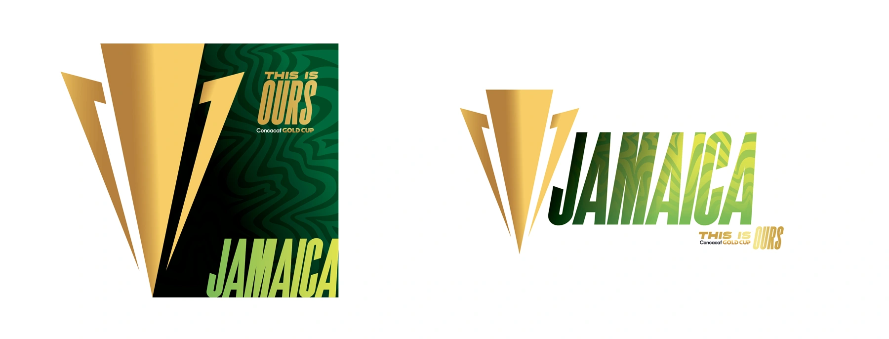 Concacaf Men's Gold Cup Assets Guide design elements - Jamaica