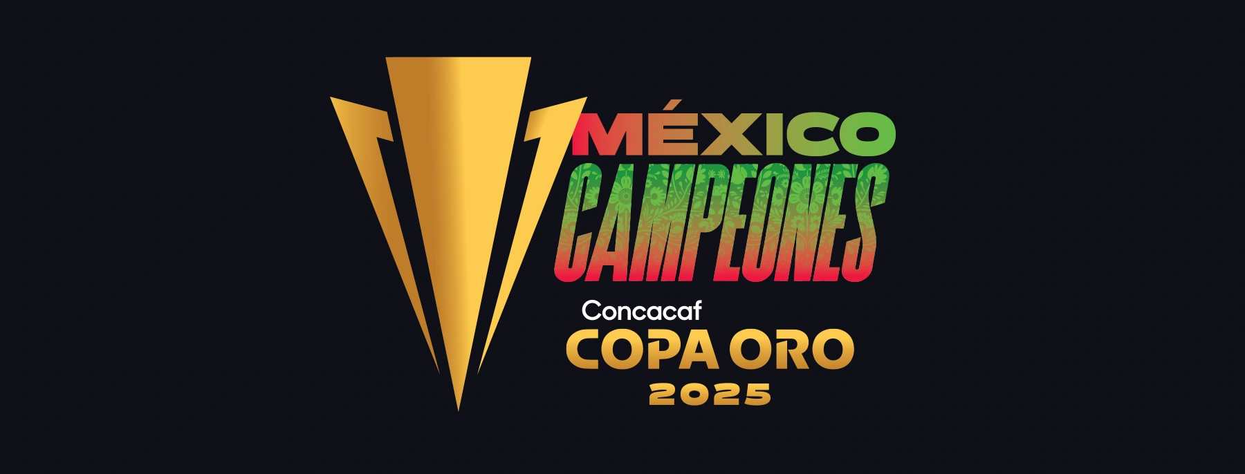 Concacaf Men's Gold Cup Assets Guide design elements - Champions-themed graphic