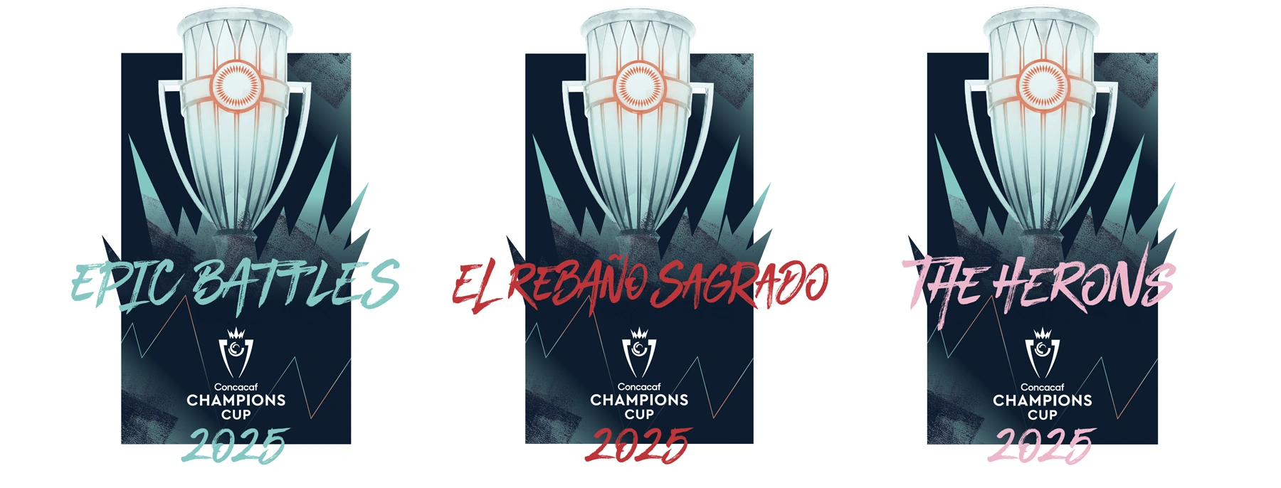 Concacaf Men's Champions Cup Event Brand Marks Themed Designs