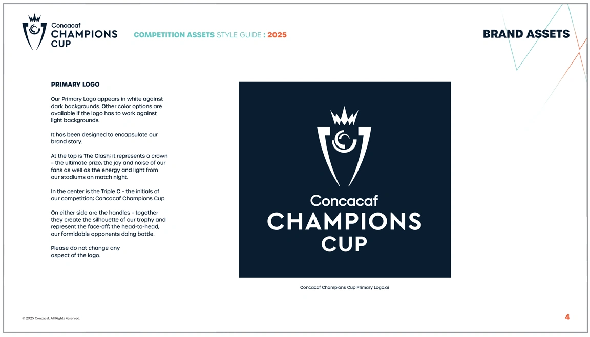 Concacaf Men's Champions Cup Asset Guide - Page 4