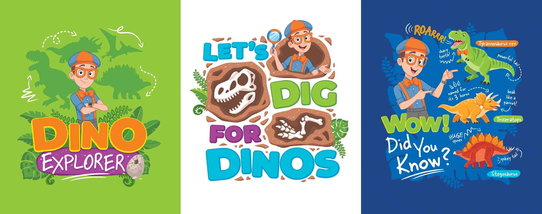 Blippi Core Style Guide Design Elements - Panel 4