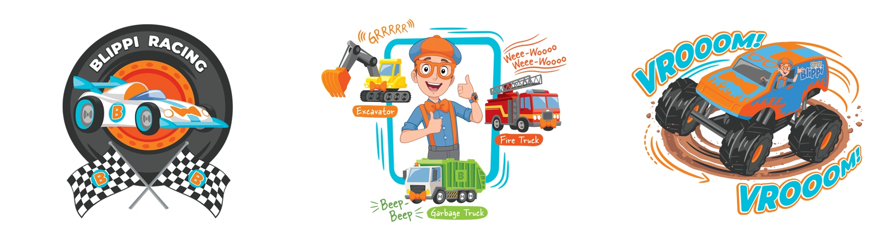 Blippi Core Style Guide Design Elements - Panel 8