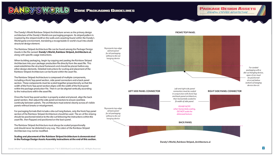 Dandy's World Packaging Program Guidelines Document Page 7