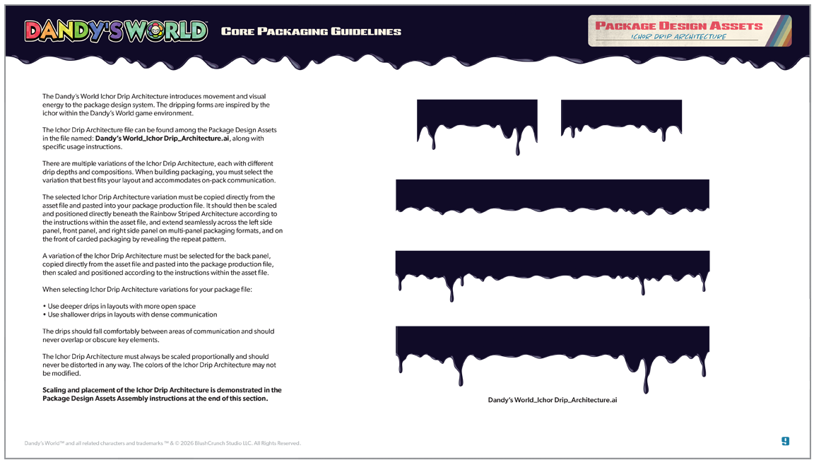 Dandy's World Packaging Program Guidelines Document Page 8