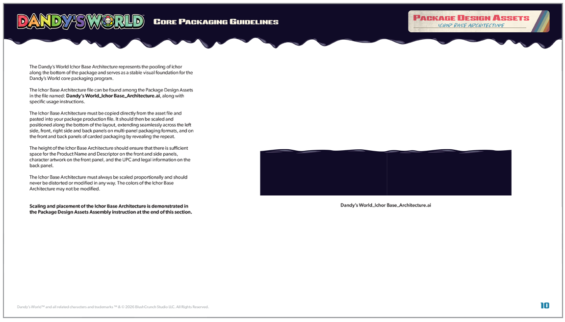 Dandy's World Packaging Program Guidelines Document Page 9